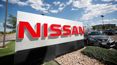 A Nissan dealership in Highlands Ranch, Colo. is shown on Aug. 15, 2019.