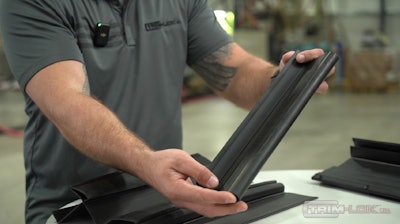 A still featured in the All‐in‐One RV Slide Out Seal System video.
