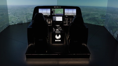 Boom unveiled an all-new flight deck, designed around pilots with safety at the forefront.