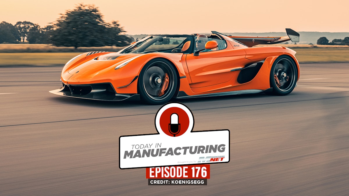 Flaming Supercar; Ford’s EV SuperTruck; Medical CEO Imprisoned | Today in Manufacturing Ep. 176