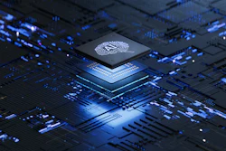 Artificial Intelligence 3D rendering concept.