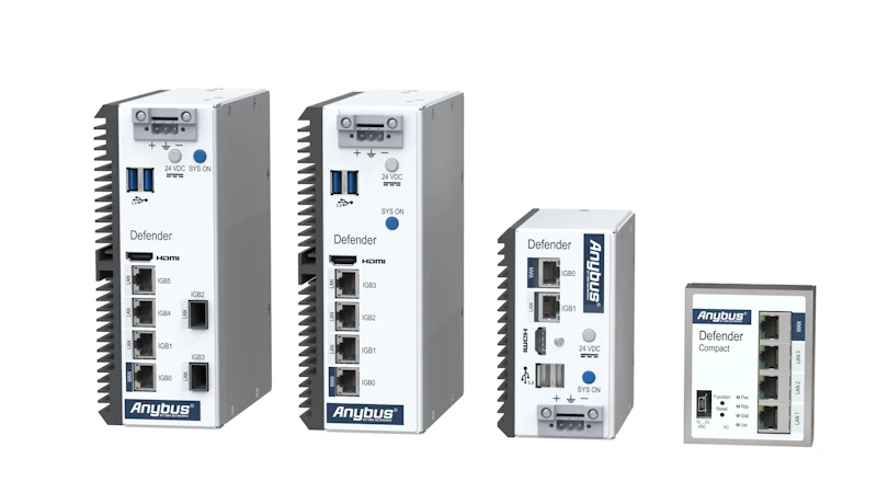 Any Bus Module Security Switch The Anybus Defender Industrial Security Lineup | Manufacturing.net