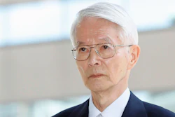 Former Tokyo Electric Power Co. (TEPCO) chairman Tsunehisa Katsumata arrives at Tokyo District Court in Tokyo Thursday, Sept. 19, 2019.