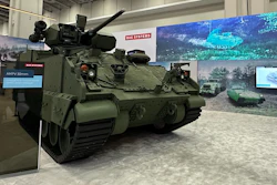 A new Armored Multi-Purpose Vehicle prototype equipped with a 30mm turret is featured at AUSA 2024.