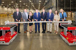 Elected officials and local dignitaries joined Pratt & Whitney on October 1 to celebrate the grand opening of the business’s new 845,000-square-foot facility in Oklahoma City, which is now the business’s largest military engines field location in the world. From L-R: Keith Coleman, Oklahoma Alliance for Economic Development; Greg Treacy, vice president of Pratt & Whitney in Oklahoma City; Jill Albertelli, president of Pratt & Whitney’s Military Engines business; Representative Tom Cole; Lieutenant Governor Matt Pinnell; Councilman Todd Stone Congresswoman Stephanie Bice and Christie Gillenwater, Greater Oklahoma City Chamber.
