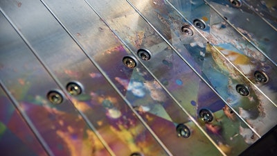 A fusion experiment ran so hot that the wall materials facing the plasma retained defects.