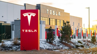 Tesla automotive shop in Washington.