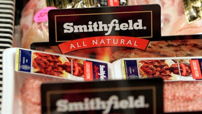 Smithfield Food products are on display at a Ukrops store in Richmond, Va., March 10, 2009.