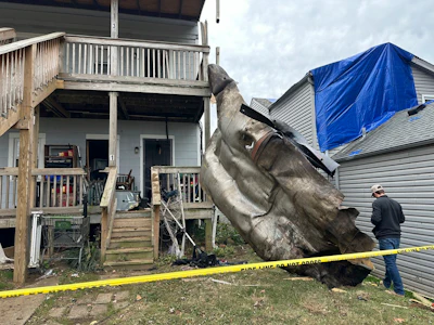 The two-story high hunk of metal.