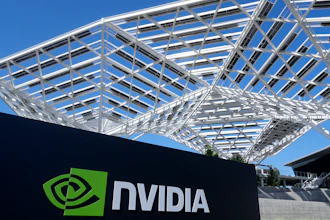 A sign to a Nvidia office building is shown in Santa Clara, Calif., on Aug. 7, 2024.
