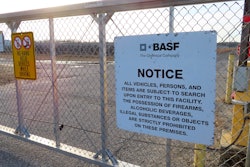 A gate blocks entrance to the former Ciba-Geigy chemical plant Dec. 17, 2024, in Toms River, N.J., one of America's worst toxic waste sites.