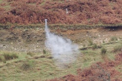 Raytheon's High-Energy Laser Weapon System firing.