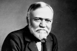 Industrialist and steel magnate Andrew Carnegie is seen in this undated photo.