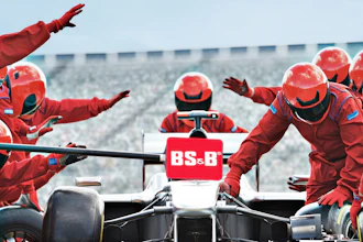 Bs&b Pit Program Race Car Pit Team
