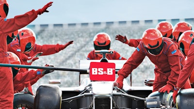Bs&b Pit Program Race Car Pit Team