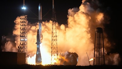 Blue Origin's New Glenn rocket lifts off from Launch Complex 36 at the Cape Canaveral Space Force Station, Thursday, Jan. 16, 2025, in Cape Canaveral, Fla.