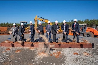 Ken Bedingfield (President, Aerojet Rocketdyne, L3Harris) was joined by state, local and federal officials today at a groundbreaking ceremony, celebrating the start of construction on four new solid rocket motor production facilities at the company’s Camden, Arkansas, site.
