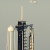 A SpaceX Falcon 9 rocket with a crew of four aboard the Crew Dragon spacecraft scrubbed prior to liftoff for a mission to the International Space Station from pad 39A at the Kennedy Space Center in Cape Canaveral, Fla., Wednesday, March 12, 2025.