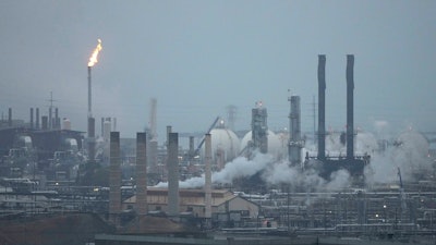 The Chevron Richmond Refinery in this view from Point Richmond, Calif., Tuesday, Oct. 24, 2023.