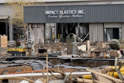 Impact Plastics Inc. is seen on Nov. 22, 2024, in Erwin, Tenn. Multiple workers died trying to escape flood waters during Hurricane Helene in September.