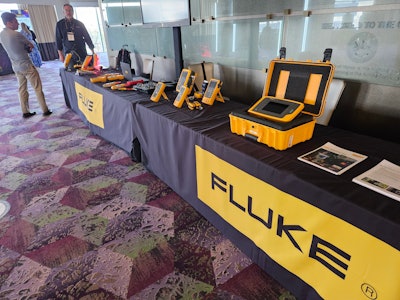 Fluke Reliability displays its products at Xcelerate 2025 in Austin, Texas.