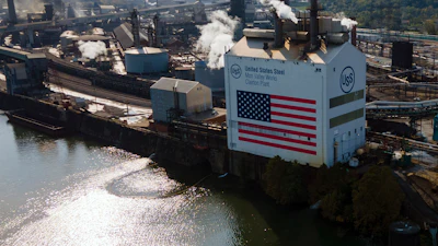 A view of the United States Steel Mon Valley Works Clairton Plant, in Clairton, Pennsylvania, October 13, 2024.