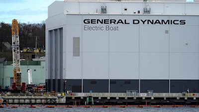 General Dynamics Electric Boat is seen in Groton, Conn., Wednesday, April 16, 2025.