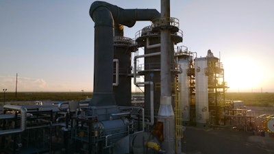 Project Roadrunner under construction in Pecos, Texas.