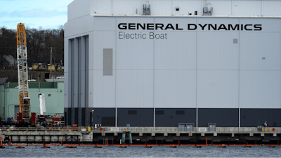 General Dynamics Electric Boat is seen in Groton, Conn., Wednesday, April 16, 2025.