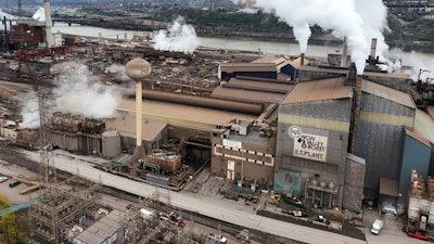 U.S. Steel's Edgar Thomson Plant, Braddock, Pa., April 11, 2025.