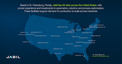 Jabil Usa Manufacturing Footprint