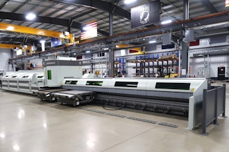 Laser tube cutting machine at Fossil Industries, Hunker, Pa.