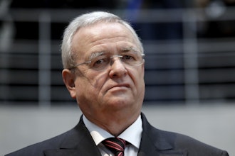 Martin Winterkorn, former CEO of the German car manufacturer 'Volkswagen', arrives for a questioning at an investigation committee of the German federal parliament in Berlin, Germany on Jan. 19, 2017.