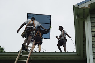 Solar panels are installed on a home in Chapel Hill, N.C., Wednesday, July 2, 2025.