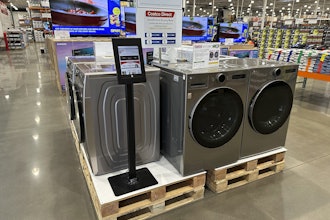 Appliances are displayed in a Costco warehouse on March 17, 2024, in Sheridan, Colo.