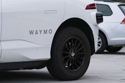 A Waymo vehicle drives in San Francisco, Thursday, July 3, 2025.