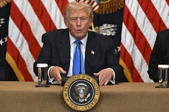 President Donald Trump speaks at an event to promote his proposal to improve Americans' access to their medical records in the East Room of the White House, Wednesday, July 30, 2025, in Washington.