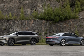 The Lucid Air and Lucid Gravity SUV are both assembled at Lucid's factory in Arizona.