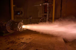 Northrop Grumman’s DM-NEXT solid rocket motor test.