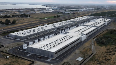 Amazon Web Services data center is visible on Aug. 22, 2024, in Boardman, Ore.