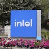 An Intel sign is shown at the chipmaker's global headquarters in Santa Clara, Calif. on Friday, Aug. 8, 2025.