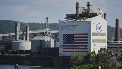 The Clairton Coke Works, a U.S. Steel coking plant, is seen Monday, Aug 11, 2025, in Clairton, Penn.