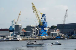 The Portsmouth Naval Shipyard, Sept. 8, 2021, in Kittery, Maine.
