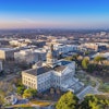 Aerial View of Downtown Columbia, South Carolina