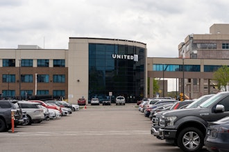 United Airlines Flight Training Center on 35th Ave in Denver, Colorado, USA.