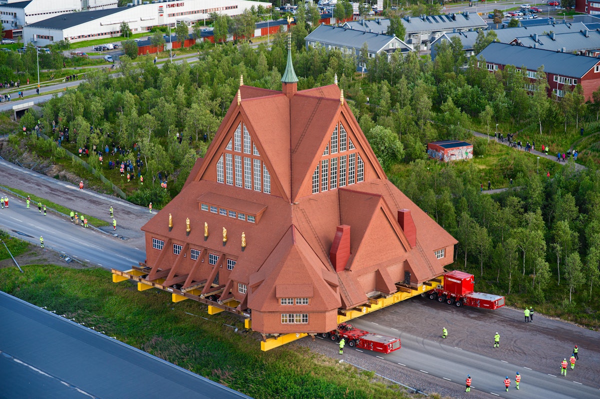 Preserving History: Kiruna Church Moves Intact with Mammoet