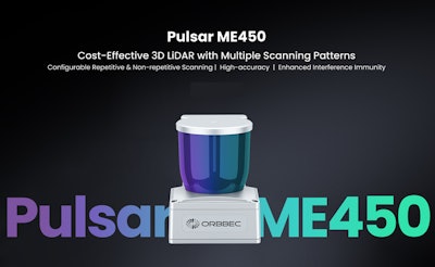Orbbec's Pulsar ME450 3D LiDAR sensor.