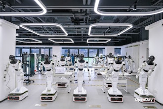 Inside RealMan's Humanoid Robotics Data Training Center.