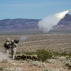 Military personnel firing the Stinger missile.