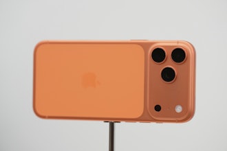 The iPhone 17 Pro is displayed during an announcement of new products at Apple Park on Tuesday, Sept. 9, 2025, in Cupertino, Calif.